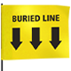 Yellow Flag - Buried Line